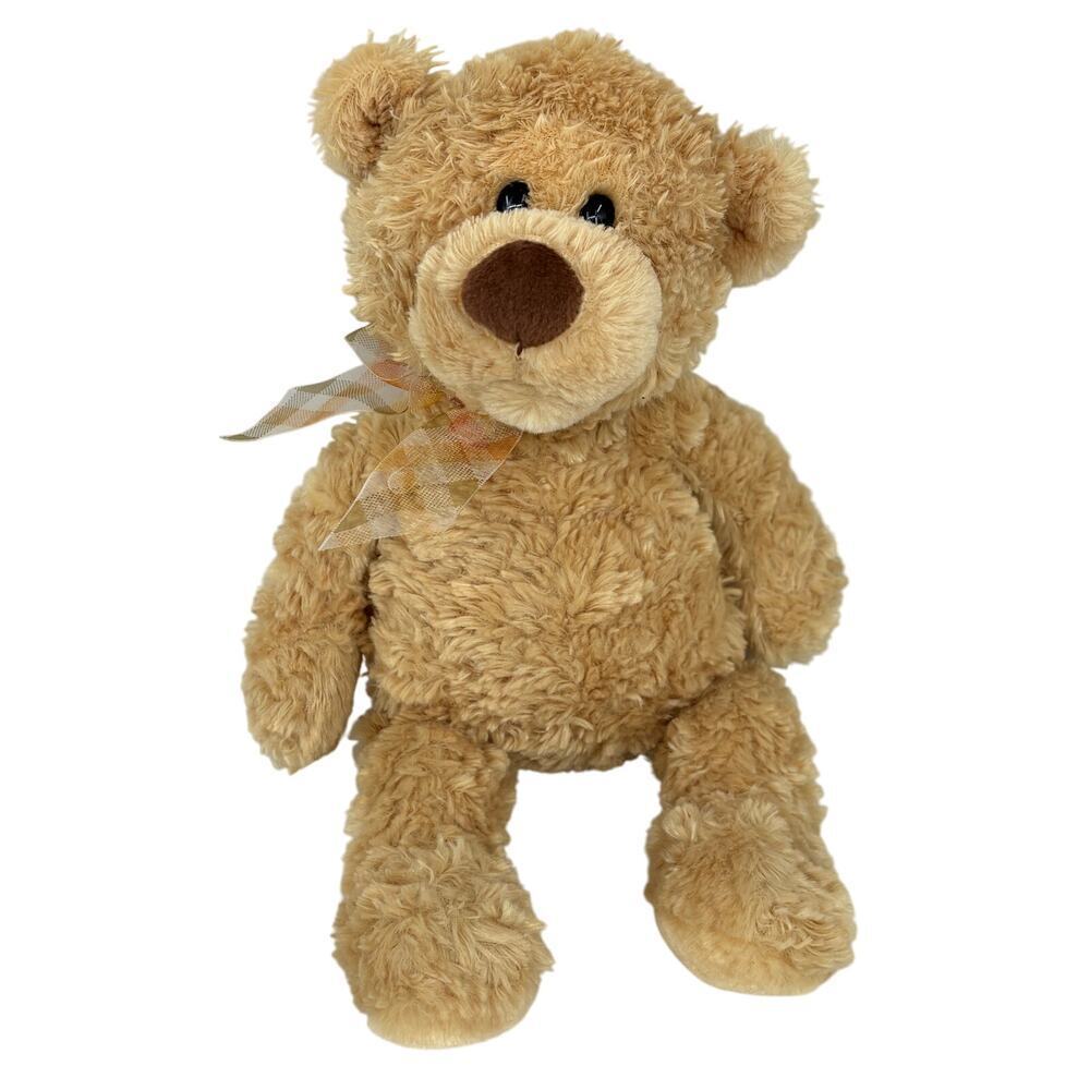 Gund Manni Plush Teddy Bear Tan 14‎ Inch Stuffed Animal Toy #015015